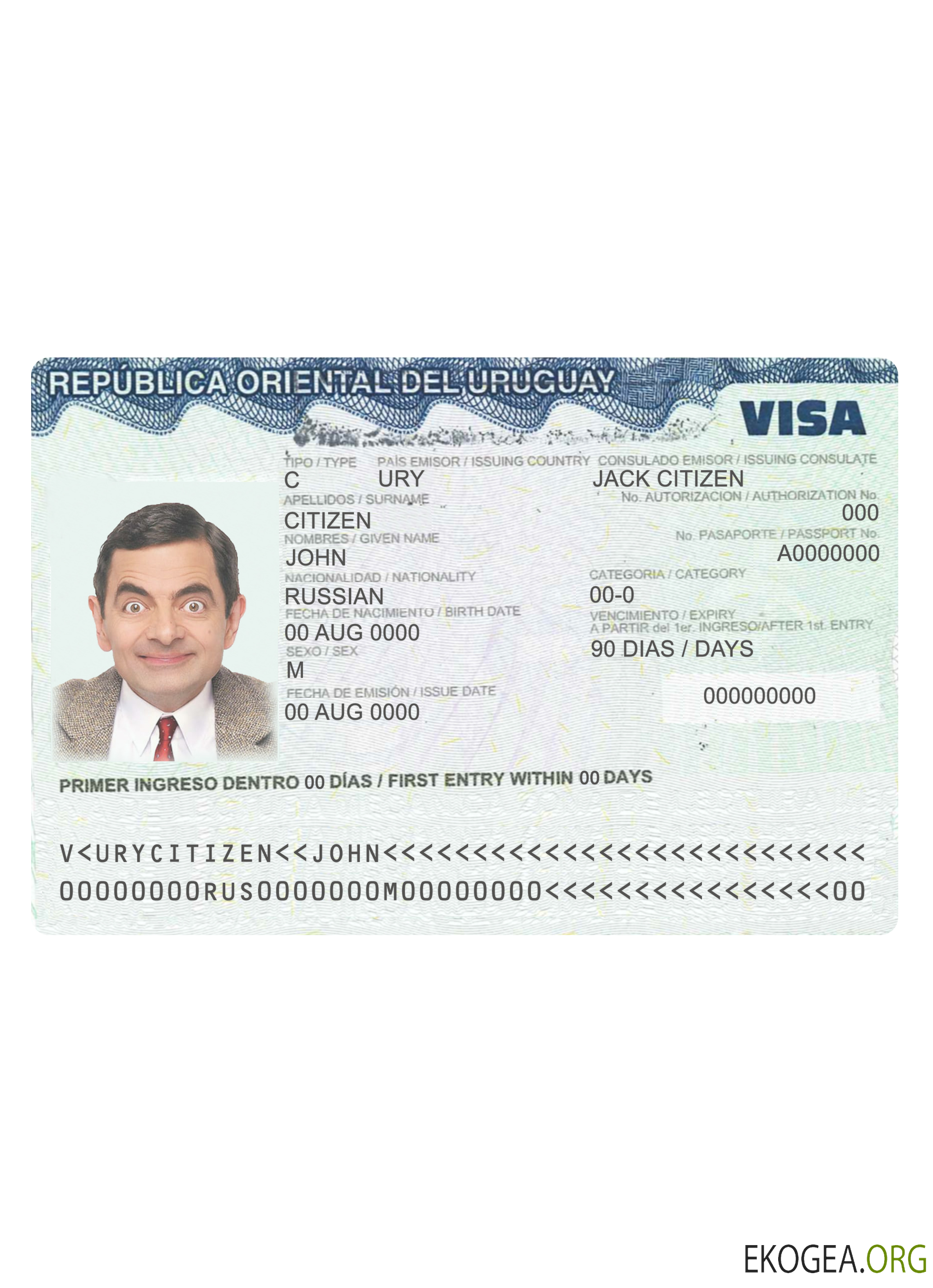 Visa de voyage pour l'Uruguay